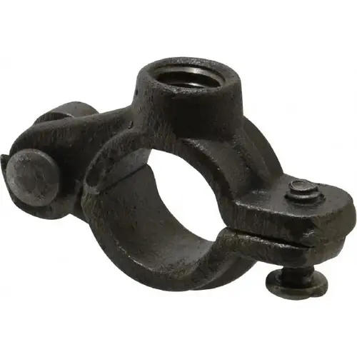 Split Ring Hanger: 3/8" Pipe, 3/8" Rod, Malleable Iron Split Ring Hanger: 3/8" Pipe, 3/8" Rod, Malleable Iron