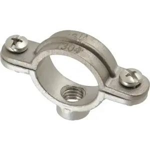 Empire 41SSI0075 Split Ring Hanger: 3/4" Pipe, 3/8" Rod, 304 Stainless Steel