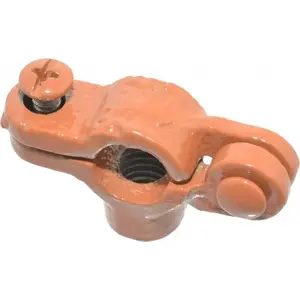 Empire 41HCT0038 Split Ring Hanger: 3/8" Pipe, 3/8" Rod, Malleable Iron, Epoxy Coated