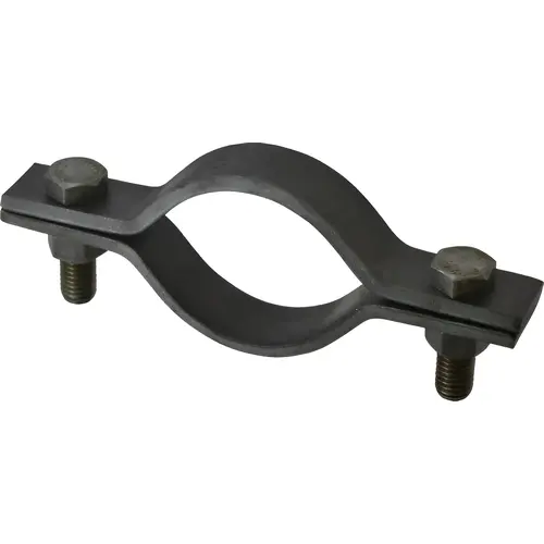 Standard Pipe Clamp: 2-1/2" Pipe, 2-7/8" Tube, Carbon Steel, Black Plain Standard Pipe Clamp: 2-1/2" Pipe, 2-7/8" Tube, Carbon Steel, Black Plain