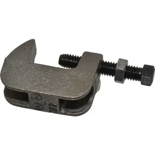 Wide & Top Jaw Clamp: 1-1/4" Flange Thickness, 2" Flange Width, 1/2" Rod Wide & Top Jaw Clamp: 1-1/4" Flange Thickness, 2" Flange Width, 1/2" Rod