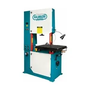 Clausing V4014H Vertical Bandsaw: Variable Speed Pulley Drive, 14" Height Capacity