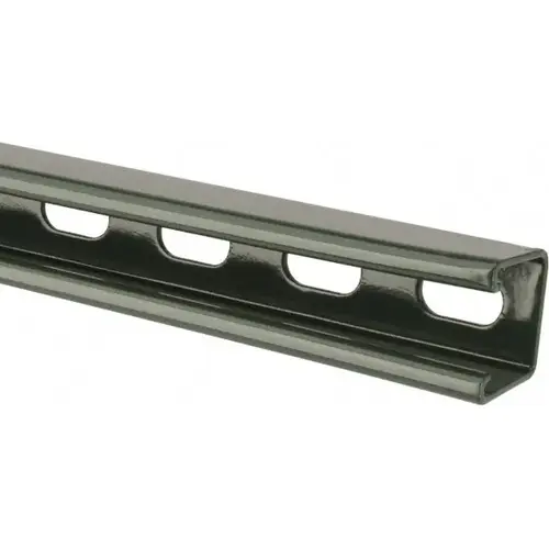 10 ft Long x 1-5/8" Wide x 1-5/8" High, 12 Gauge, Carbon Steel, Punched Framing Channel & Strut 10 ft Long x 1-5/8" Wide x 1-5/8" High, 12 Gauge, Carbon Steel, Punched Framing Channel & Strut
