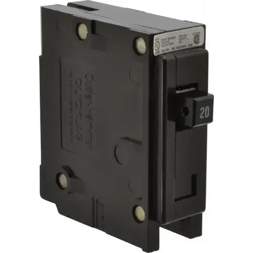20 Amp, 120/240 VAC, 24 VDC, 48 VDC, 80 VDC, 1 Pole, Plug In Miniature Circuit Breaker 20 Amp, 120/240 VAC, 24 VDC, 48 VDC, 80 VDC, 1 Pole, Plug In Miniature Circuit Breaker