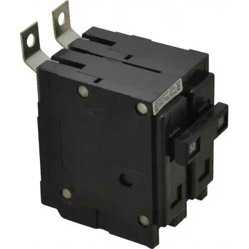 50 Amp, 120/240 VAC, 24 VDC, 48 VDC, 80 VDC, 2 Pole, Bolt On Miniature Circuit Breaker 50 Amp, 120/240 VAC, 24 VDC, 48 VDC, 80 VDC, 2 Pole, Bolt On Miniature Circuit Breaker