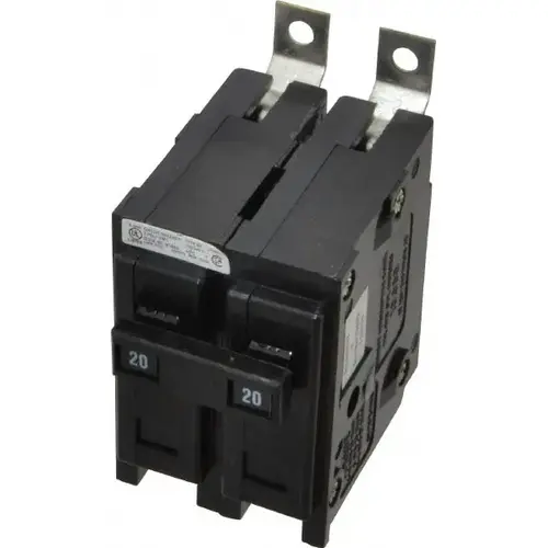 20 Amp, 120/240 VAC, 2 Pole, Bolt On Miniature Circuit Breaker 20 Amp, 120/240 VAC, 2 Pole, Bolt On Miniature Circuit Breaker