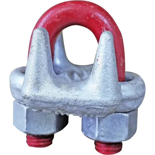 Wire Rope Fist Grip Clip: 1/2" Rope Dia Wire Rope Fist Grip Clip: 1/2" Rope Dia