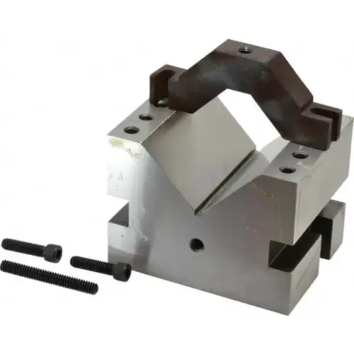 V-Block: 2-1/4" Max Capacity, 90 degree V Angle