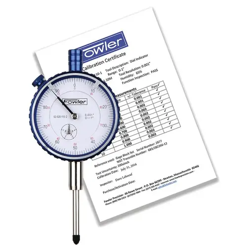 Dial Drop Indicator: 1" Range, 0-25-0 (Balanced) Dial Reading, 0.0005" Graduation, 2-1/4" Dial Dia Dial Drop Indicator: 1" Range, 0-25-0 (Balanced) Dial Reading, 0.0005" Graduation, 2-1/4" Dial Dia