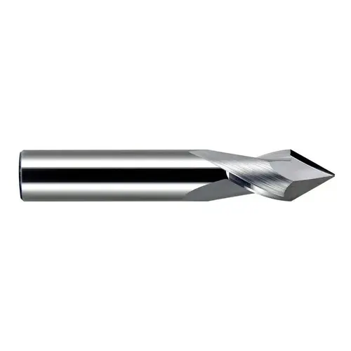 Drill Mill: 5/8" Dia, 1-1/4" LOC, 2 Flutes, 60 degree Point, Solid Carbide Uncoated Drill Mill: 5/8" Dia, 1-1/4" LOC, 2 Flutes, 60 degree Point, Solid Carbide Uncoated