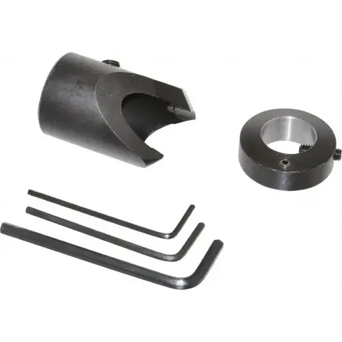 1" Cutter Diam, 5/8" Drill Compatibility, 3/8" Collar Thickness, Adjustable Depth Drill Countersink