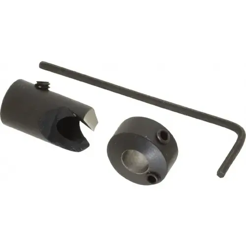3/8" Cutter Diam, #3 Drill Combatibility, 1/4" Collar Thickness, Adjustable Depth Drill Countersink