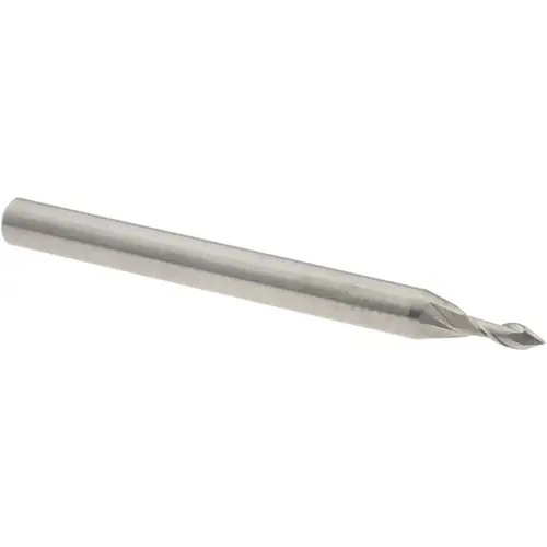 Drill Mill: 1/16" Dia, 3/16" LOC, 2 Flutes, 60 degree Point, Solid Carbide Bright/Uncoated Drill Mill: 1/16" Dia, 3/16" LOC, 2 Flutes, 60 degree Point, Solid Carbide Bright/Uncoated