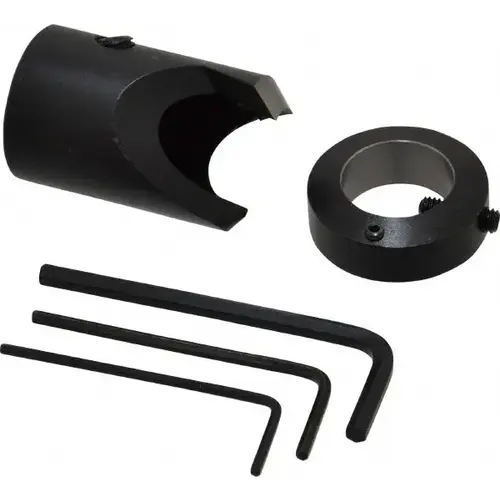 1" Cutter Diam, 11/16" Drill Compatibility, 3/8" Collar Thickness, Adjustable Depth Drill Countersink