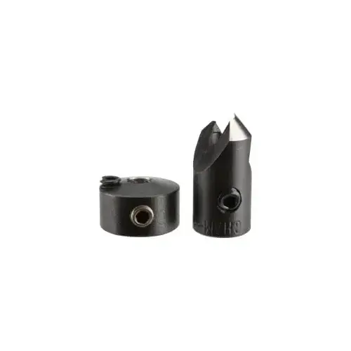 5/16" Cutter Diam, #30 Drill Combatibility, 1/4" Collar Thickness, Adjustable Depth Drill Countersink 5/16" Cutter Diam, #30 Drill Combatibility, 1/4" Collar Thickness, Adjustable Depth Drill Countersink