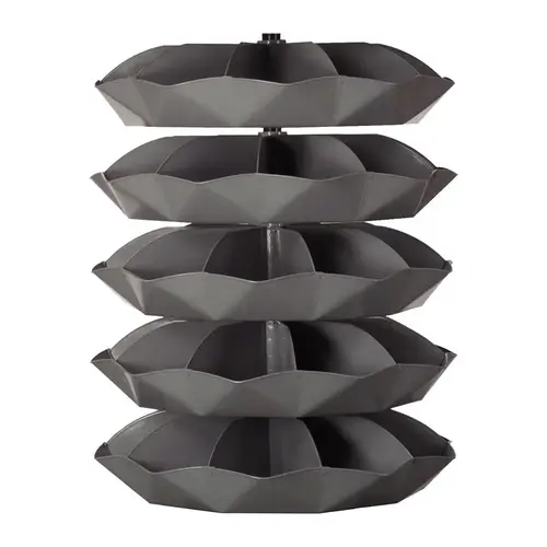 Rotating Bin Pick Rack: Rotating Bin Tower System, 2,500 lb Capacity, 22" OAD, 57-1/2" OAH