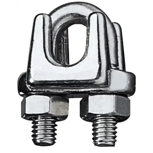 Wire Rope Grip: 7/8" Rope Dia, 316 Stainless Steel Wire Rope Grip: 7/8" Rope Dia, 316 Stainless Steel
