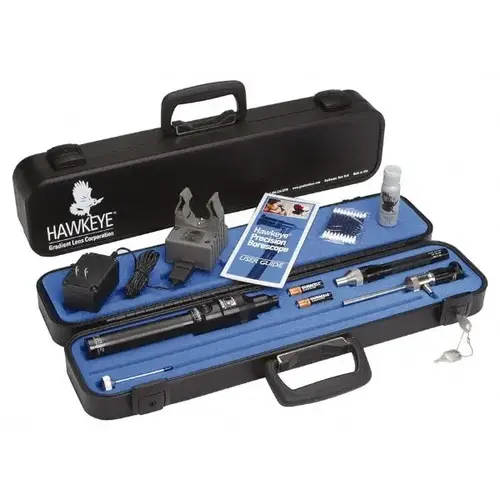 0.073 Inch Diameter x 3 Inch Long Scope, 25x Magnification, Rigid Borescope Kit