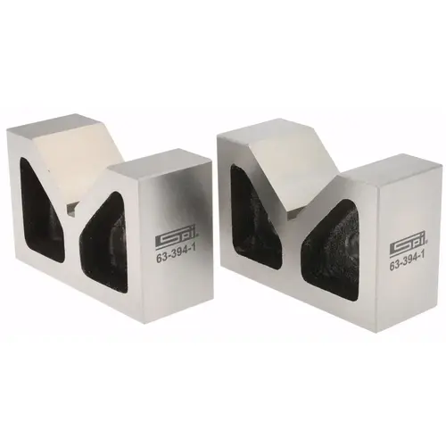 V-Block: 2-3/16" Max Capacity, 90 degree V Angle V-Block: 2-3/16" Max Capacity, 90 degree V Angle