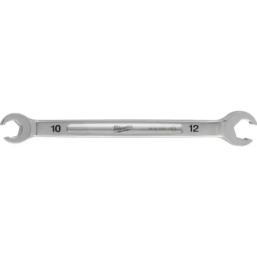Flare Nut Wrenches; Wrench Type: Open End ; Wrench Size: 10x12 mm ; Head Type: Straight ; Double/Single End: Double ; Opening Type: 6-Point Flare Nut ; Material: Steel Flare Nut Wrenches; Wrench Type: Open End ; Wrench Size: 10x12 mm ; Head Type: Straight ; Double/Single End: Double ; Opening Type: 6-Point Flare Nut ; Material: Steel