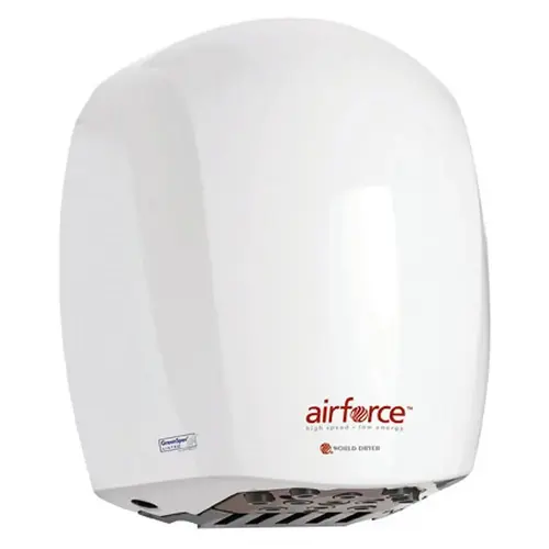 1100 Watt White Finish Electric Hand Dryer