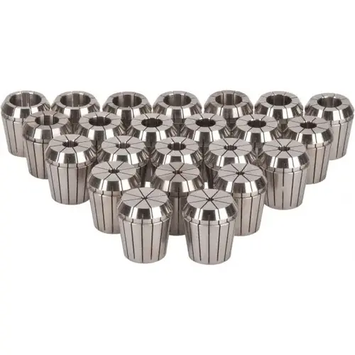 Collet Set: 23 Pc, Series ER40, 1/8 to 1" Capacity Collet Set: 23 Pc, Series ER40, 1/8 to 1" Capacity