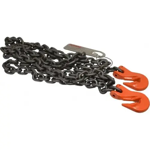 Chain Sling: 10" Wide, 10 ft Long, Steel Chain Sling: 10" Wide, 10 ft Long, Steel