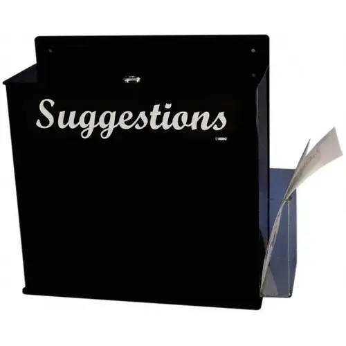 11-3/4 Inch Wide x 4-3/4 Inch Deep x 12 Inch High Suggestion Box 11-3/4 Inch Wide x 4-3/4 Inch Deep x 12 Inch High Suggestion Box