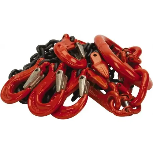 Chain Sling: 10" Wide, 5 ft Long, Steel Chain Sling: 10" Wide, 5 ft Long, Steel