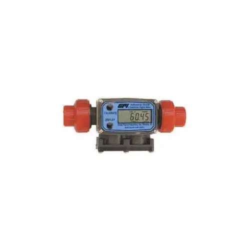 1/2" Port Electronic Digital Flowmeter & Totalizer