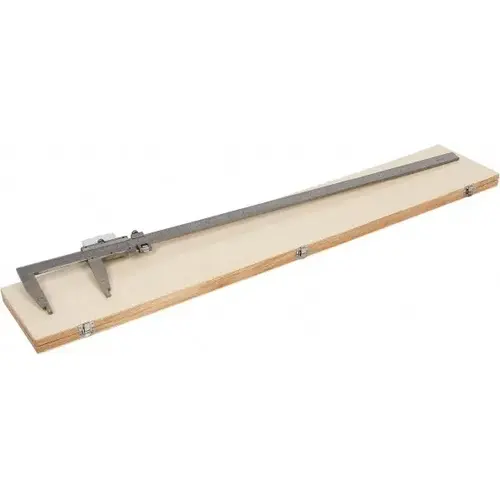 Vernier Caliper: 0 to 40", 0.0028" Accuracy, 0.001" Graduation, Stainless Steel Vernier Caliper: 0 to 40", 0.0028" Accuracy, 0.001" Graduation, Stainless Steel