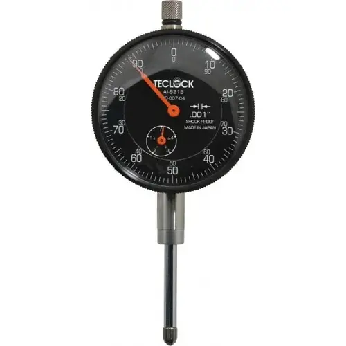 Dial Drop Indicator: 1" Range, 0-100 Dial Reading, 0.001" Graduation, 2-11/64" Dial Dia