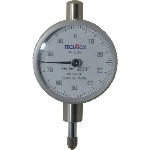 Dial Drop Indicator: 0.25" Range, 0-100 Dial Reading, 0.001" Graduation, 1-17/32" Dial Dia
