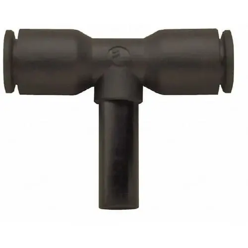 Push-To-Connect Plug-in Tube Fitting: Plug, Tee 1/4" OD Push-To-Connect Plug-in Tube Fitting: Plug, Tee 1/4" OD