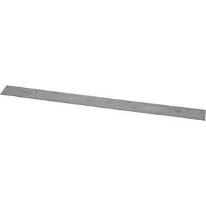 PEC Tools 502-012 Steel Rule: 12" OAL, 5R Graduation, Rigid, 1" OAW Satin Chrome