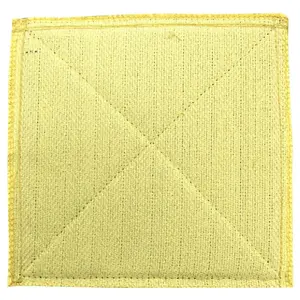 Chicago Protective Apparel 708-8-KVG Glove & Hand Accessories; Pad Type: High Heat Hand Pad ; Material: Para Aramid-Glass Blend ; Color: Yellow ; Size: One Size Fits Most ; Length (Inch): 8 ; Hand Type: Ambidextrous