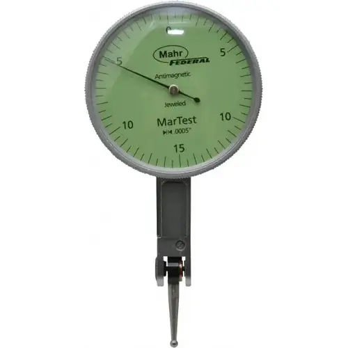 0 to 0.015", 0.000500" Graduation, Horizontal Dial Test Indicator 0 to 0.015", 0.000500" Graduation, Horizontal Dial Test Indicator