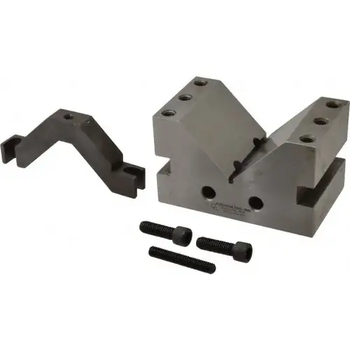 V-Block: 3-1/4" Max Capacity, 90 degree V Angle