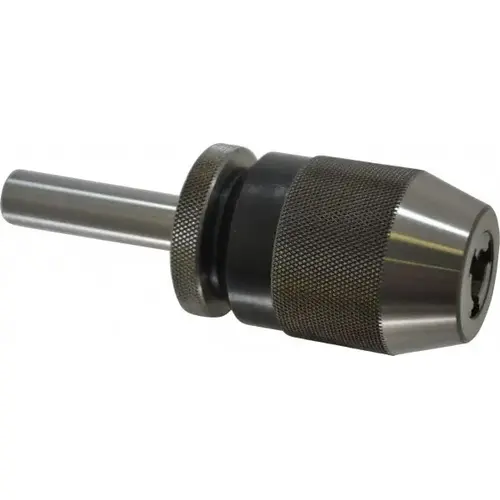 Drill Chuck: 1/32 to 1/2" Capacity, Integral Shank Mount Drill Chuck: 1/32 to 1/2" Capacity, Integral Shank Mount