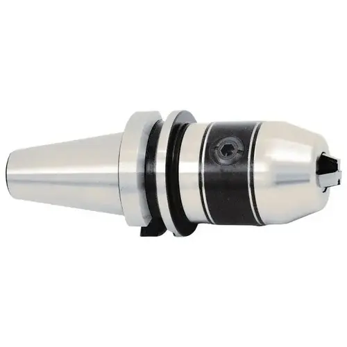 Drill Chuck: 1/32 to 1/2" Capacity, Integral Shank Mount, BT40 Drill Chuck: 1/32 to 1/2" Capacity, Integral Shank Mount, BT40