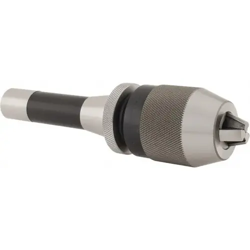Drill Chuck: 1/32 to 1/2" Capacity, Integral Shank Mount, R8 Drill Chuck: 1/32 to 1/2" Capacity, Integral Shank Mount, R8