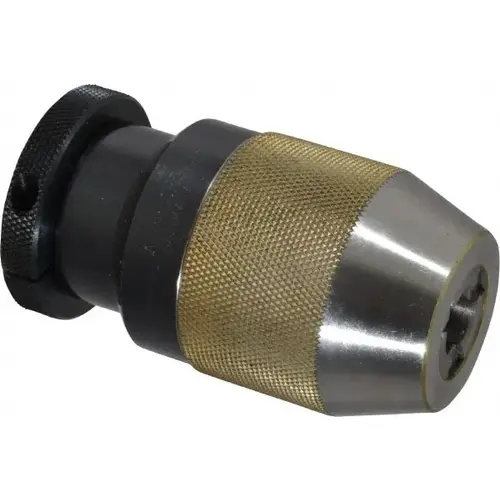 Drill Chuck: 1/32 to 1/2" Capacity, Tapered Mount, JT6