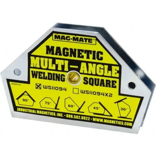 4-3/8" Wide x 3/4" Deep x 3" High, Rare Earth Magnetic Welding & Fabrication Square 4-3/8" Wide x 3/4" Deep x 3" High, Rare Earth Magnetic Welding & Fabrication Square