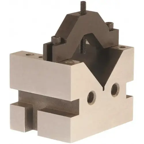 V-Block: 1-5/8" Max Capacity, 90 degree V Angle