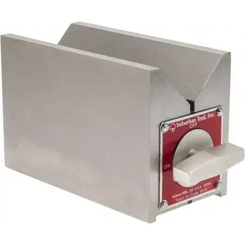 V-Block: 2-3/4" Max Capacity, 90 degree V Angle