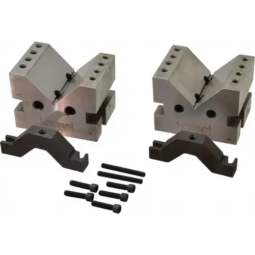 V-Block: 2-7/8" Max Capacity, 90 degree V Angle V-Block: 2-7/8" Max Capacity, 90 degree V Angle