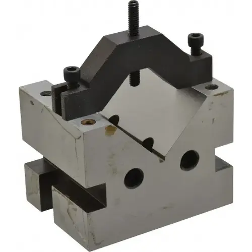 V-Block: 2-7/8" Max Capacity, 90 degree V Angle V-Block: 2-7/8" Max Capacity, 90 degree V Angle