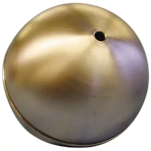 2-1/2" Diam, Spherical, Internal Connection, Metal Float