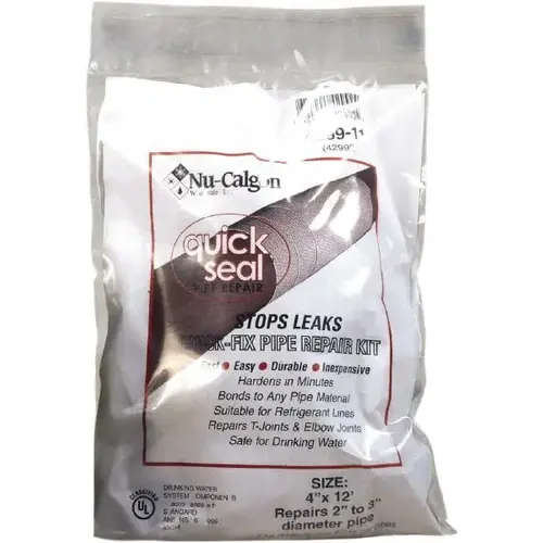 4" Wide x 12 ft Long General Purpose Pipe Repair Tape