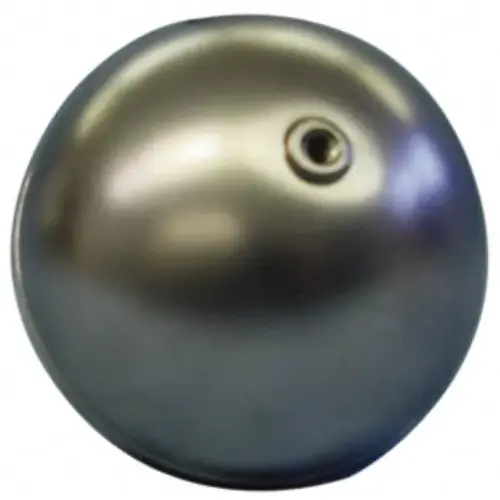 2-1/2" Diam, Spherical, Internal Connection, Metal Float 2-1/2" Diam, Spherical, Internal Connection, Metal Float